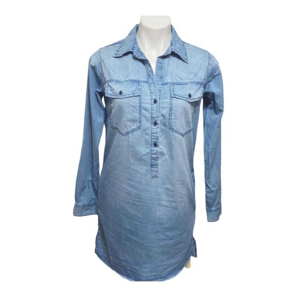 Blank NYC Dresses & Skirts - BLANKNYC Chambray Long Sleeve Button Down  Dress NWT